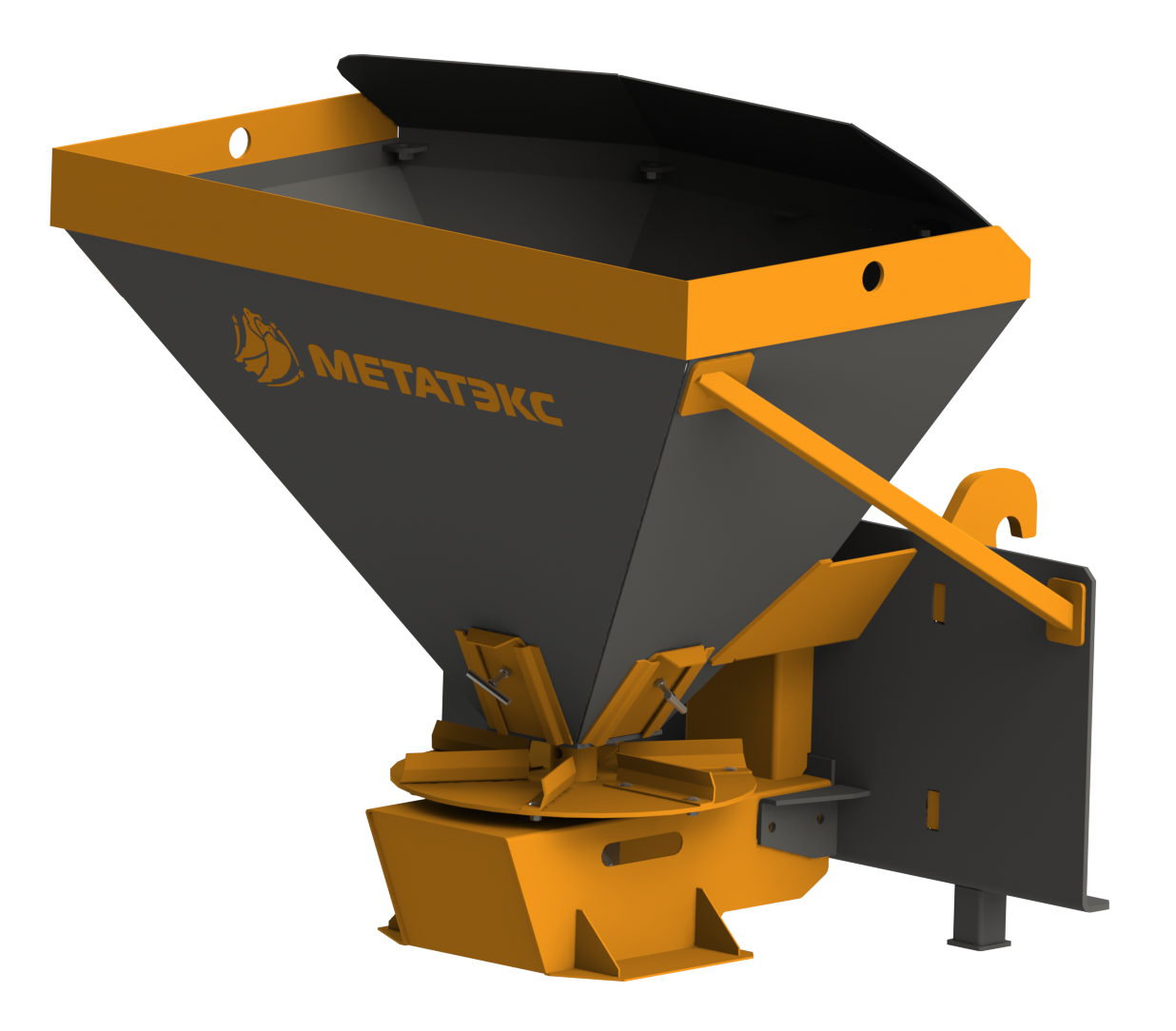 Пескоразбрасыватель DMD_LFL-300 — навесное оборудование Метатэкс 